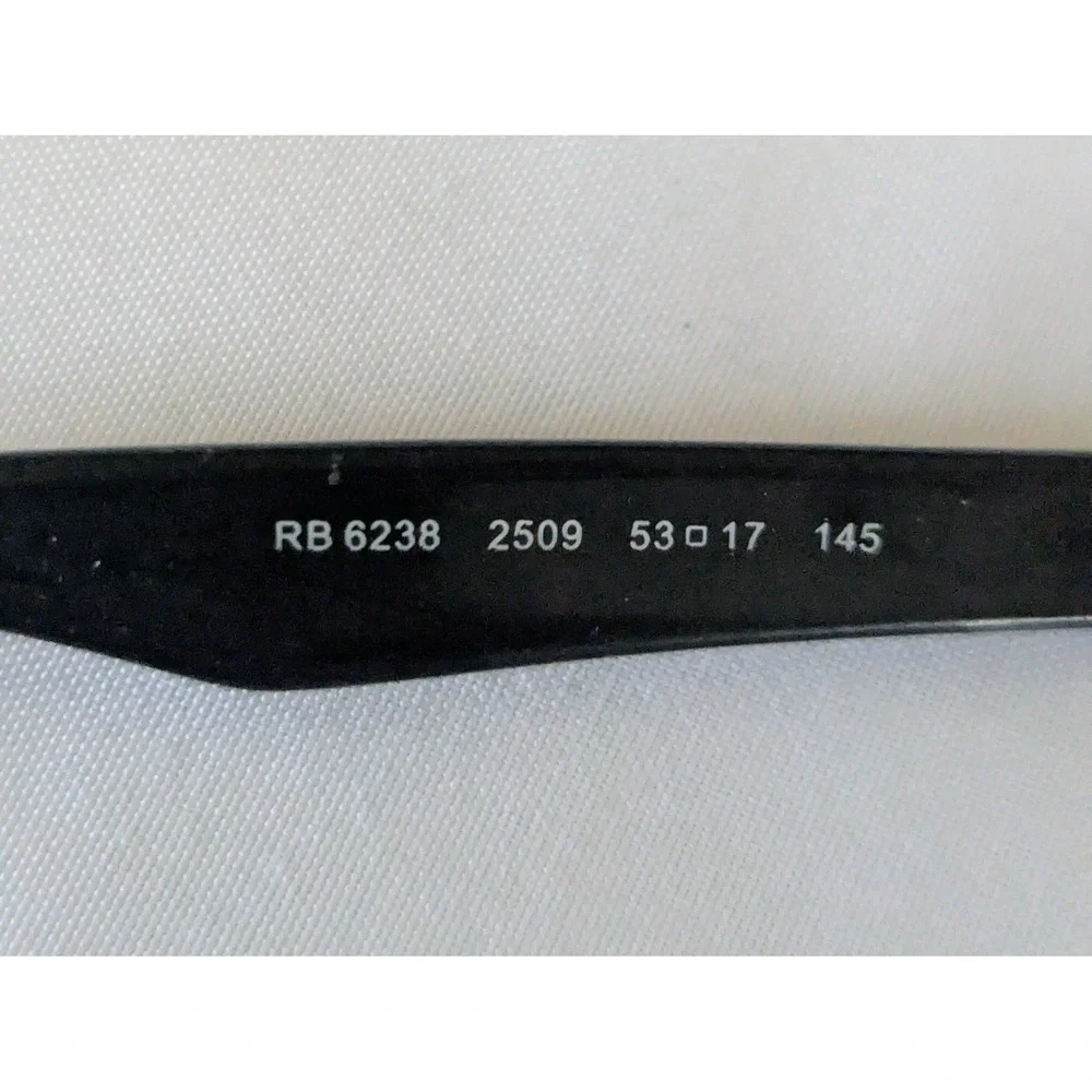 Ray-Ban Eyeglasses Frames Only  RB6238-2509 Mens Black Full‎ Rim 53-17-145